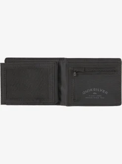 Quiksilver Wallets|Stitchy Tri-Fold Wallet Black Black