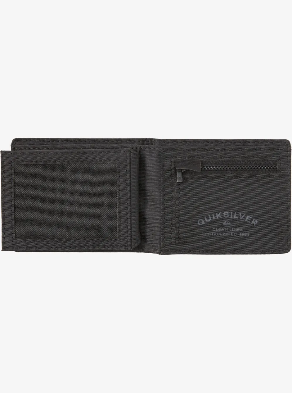 Quiksilver Wallets|Stitchy Tri-Fold Wallet Black Black