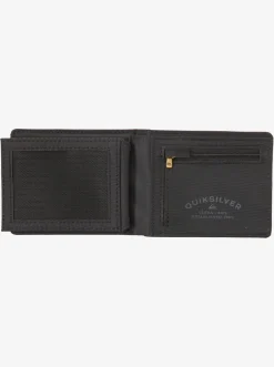 Quiksilver Wallets|Stitchy Tri-Fold Wallet Chocolate Brown