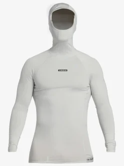 Quiksilver Rashguards|Storm Tripper Hooded Long Sleeve Surf Top Gray Violet