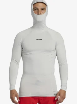 Quiksilver Rashguards|Storm Tripper Hooded Long Sleeve Surf Top Gray Violet