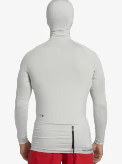 Quiksilver Rashguards|Storm Tripper Hooded Long Sleeve Surf Top Gray Violet