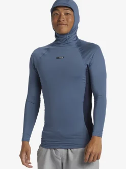 Quiksilver Rashguards|Storm Tripper Hooded Long Sleeve Surf Top Bering Sea