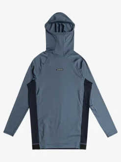 Quiksilver Rashguards|Storm Tripper Hooded Long Sleeve Surf Top Bering Sea