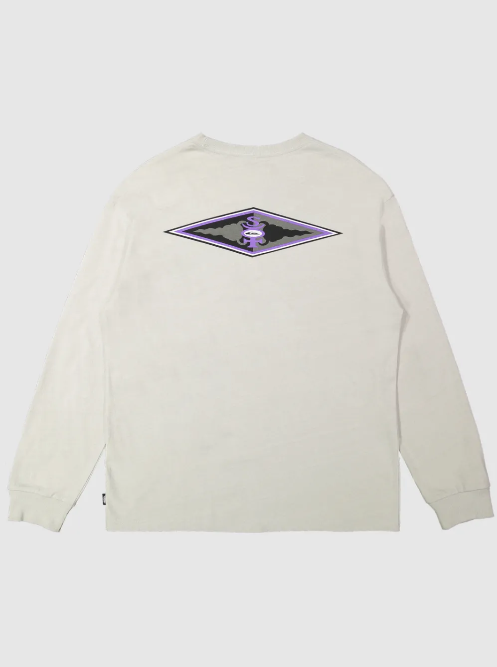 Quiksilver Tees|Stretch Long Sleeve T-Shirt Gray Violet