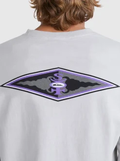 Quiksilver Tees|Stretch Long Sleeve T-Shirt Gray Violet