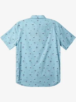 Quiksilver Shirts & Polos|Summer Petals Short Sleeve Shirt Dream Blue