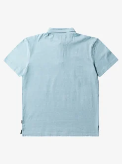Quiksilver Shirts & Polos|Sunset Cruise Short Sleeve Polo Shirt Cameo Blue