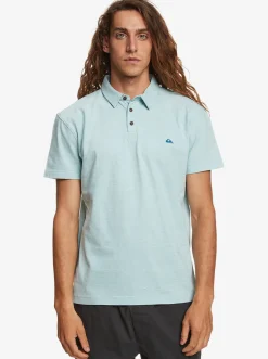 Quiksilver Shirts & Polos|Sunset Cruise Short Sleeve Polo Shirt Cameo Blue