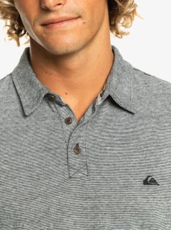 Quiksilver Shirts & Polos|Sunset Cruise Short Sleeve Polo Shirt Black