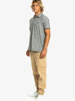 Quiksilver Shirts & Polos|Sunset Cruise Short Sleeve Polo Shirt Black