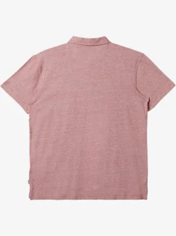 Quiksilver Shirts & Polos|Sunset Cruise Short Sleeve Polo Shirt Red Ochre