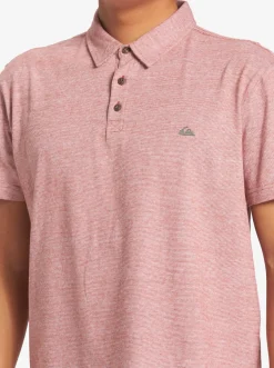 Quiksilver Shirts & Polos|Sunset Cruise Short Sleeve Polo Shirt Red Ochre