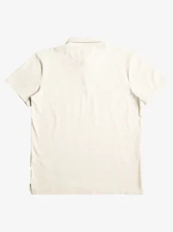 Quiksilver Shirts & Polos|Sunset Cruise Short Sleeve Polo Shirt Light Grey Heather