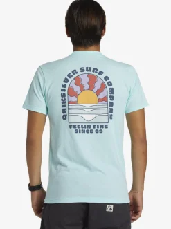 Quiksilver Tees|Sunset Dreams T-Shirt Beach Glass Heather
