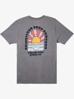 Quiksilver Tees|Sunset Dreams T-Shirt Medium Grey Heather