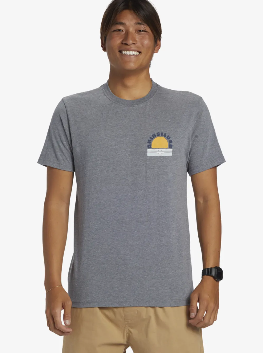 Quiksilver Tees|Sunset Dreams T-Shirt Medium Grey Heather