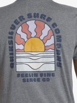 Quiksilver Tees|Sunset Dreams T-Shirt Medium Grey Heather