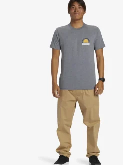 Quiksilver Tees|Sunset Dreams T-Shirt Medium Grey Heather