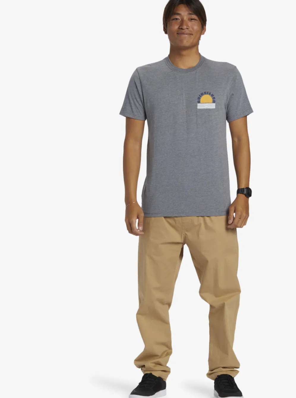 Quiksilver Tees|Sunset Dreams T-Shirt Medium Grey Heather