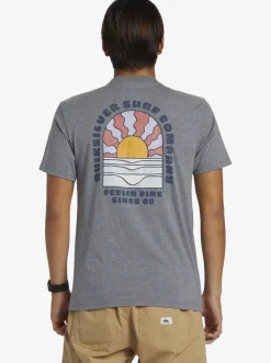 Quiksilver Tees|Sunset Dreams T-Shirt Medium Grey Heather
