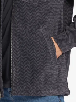 Quiksilver Sweatshirts & Hoodies|Super Swell Zip-Up Hoodie Black Super Swell