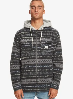 Quiksilver Sweatshirts & Hoodies|Super Swell Zip-Up Hoodie Tarmac Playa Mesa