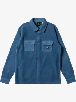 Quiksilver Shirts & Polos|Surf Days Long Sleeve Fleece Shirt Midnight Navy Surf Days