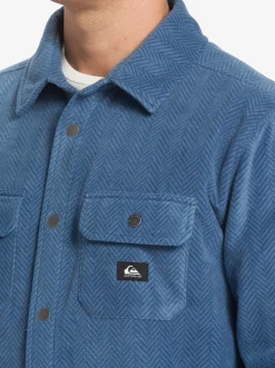 Quiksilver Shirts & Polos|Surf Days Long Sleeve Fleece Shirt Midnight Navy Surf Days