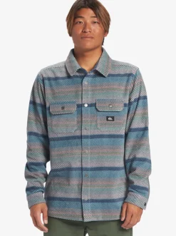 Quiksilver Shirts & Polos|Surf Days Long Sleeve Fleece Shirt Reef Waters Surf Days