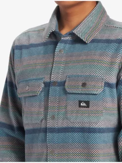 Quiksilver Shirts & Polos|Surf Days Long Sleeve Fleece Shirt Reef Waters Surf Days