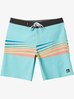 Quiksilver Boardshorts|Surfsilk Air Brush 19" Boardshorts Blue Radiance