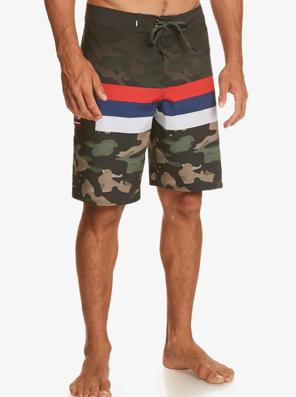 Quiksilver Boardshorts|Surfsilk Hawaii Stripe 20" Boardshorts Thyme