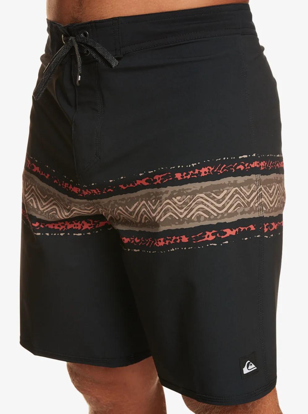 Quiksilver Boardshorts|Surfsilk Mesa Stripe 19" Boardshorts Black