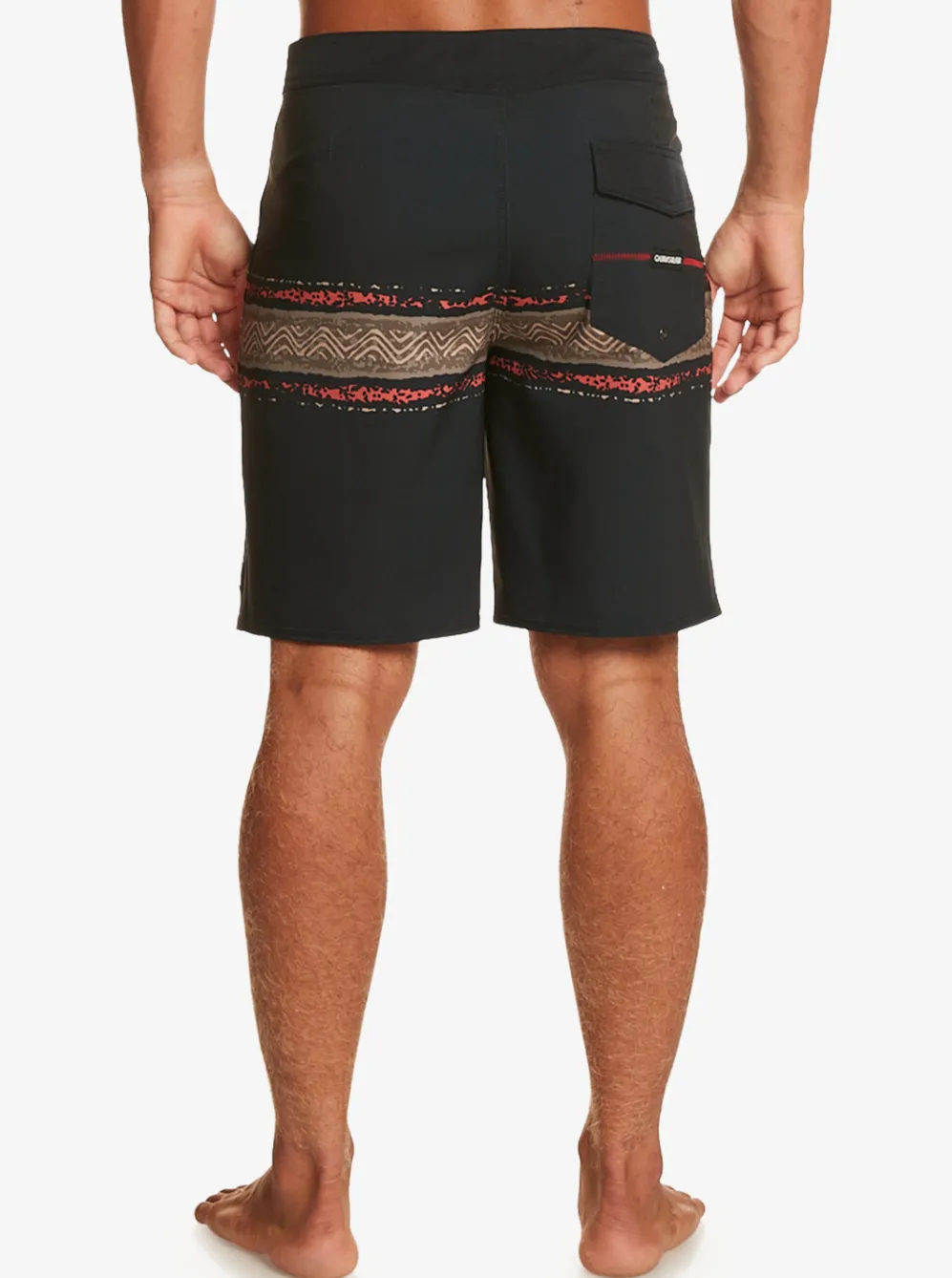 Quiksilver Boardshorts|Surfsilk Mesa Stripe 19" Boardshorts Black