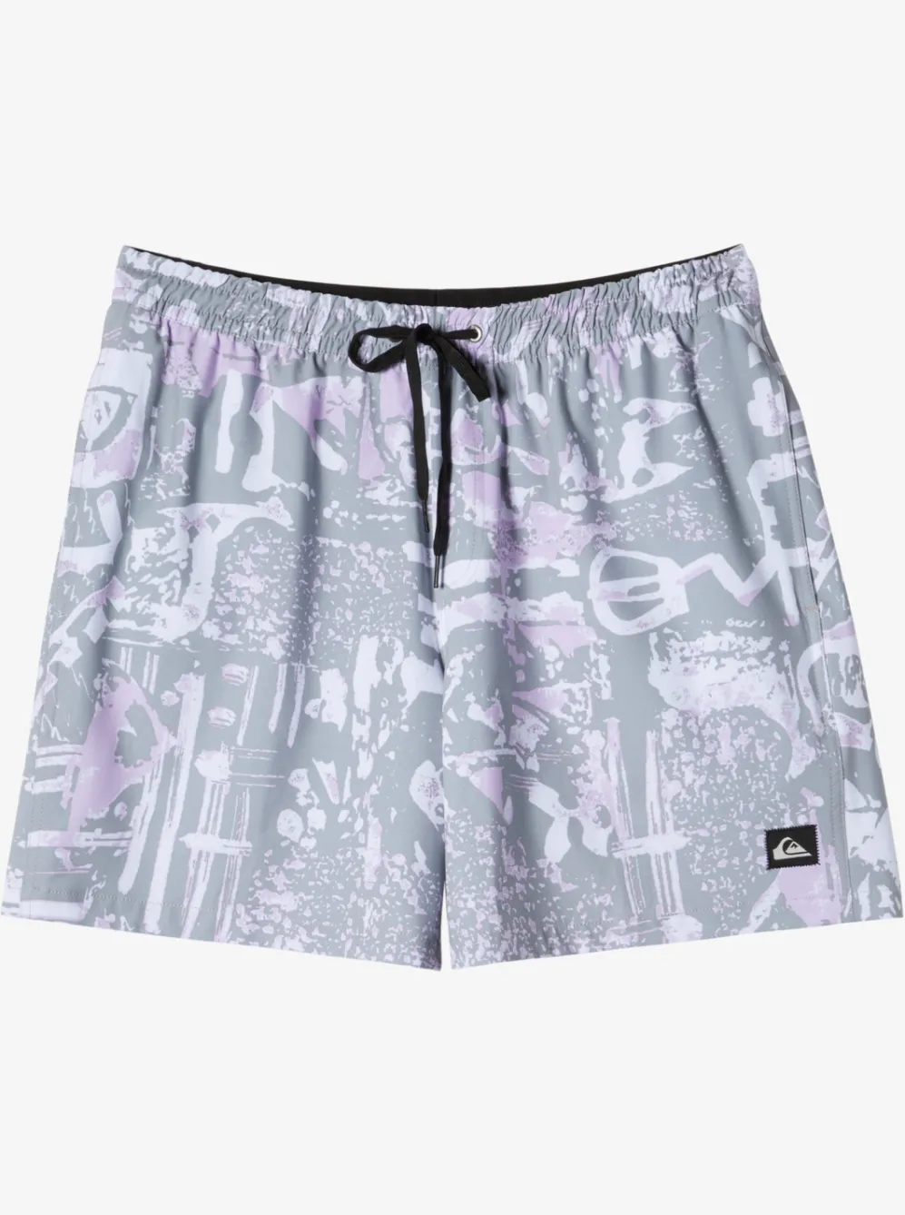 Quiksilver Elastic Waist|Surfsilk Mix 17" Volleys Iron Gate