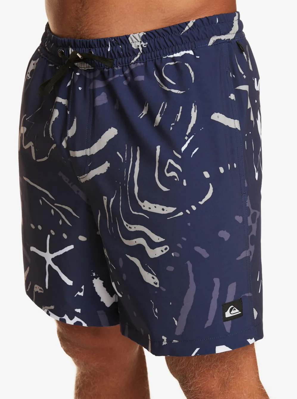 Quiksilver Elastic Waist|Surfsilk Mix 17" Volleys Naval Accademy