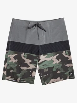 Quiksilver Boardshorts|Surfsilk Panel 20" Boardshorts Iron Gate