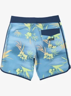 Quiksilver Boardshorts|Surfsilk Scallop 19" Boardshorts Azure Blue