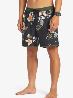 Quiksilver Elastic Waist|Surfsilk Scallop Volley 17