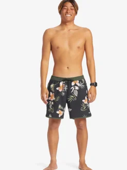 Quiksilver Elastic Waist|Surfsilk Scallop Volley 17