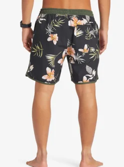 Quiksilver Elastic Waist|Surfsilk Scallop Volley 17