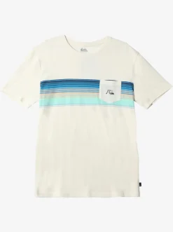 Quiksilver Tees|Swell Vision Stripe Pocket T-Shirt Gardenia