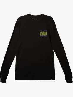 Quiksilver Tees|Taking Roots Long Sleeve T-Shirt Black