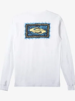 Quiksilver Tees|Taking Roots Long Sleeve T-Shirt White
