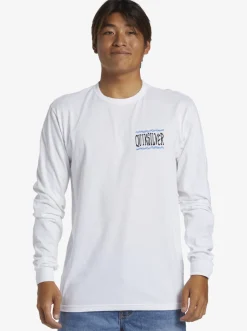 Quiksilver Tees|Taking Roots Long Sleeve T-Shirt White