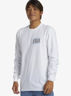 Quiksilver Tees|Taking Roots Long Sleeve T-Shirt White