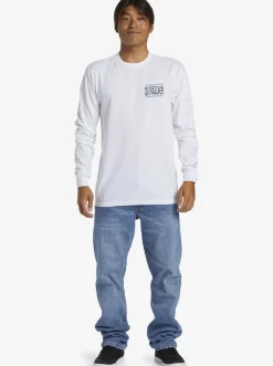 Quiksilver Tees|Taking Roots Long Sleeve T-Shirt White