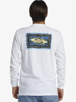 Quiksilver Tees|Taking Roots Long Sleeve T-Shirt White