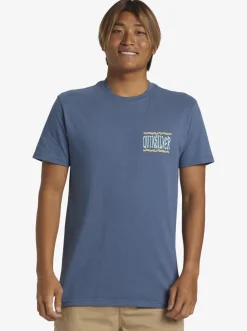 Quiksilver Tees|Taking Roots T-Shirt Bering Sea